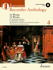 Baroque Recorder Anthology 4 + Audio online
